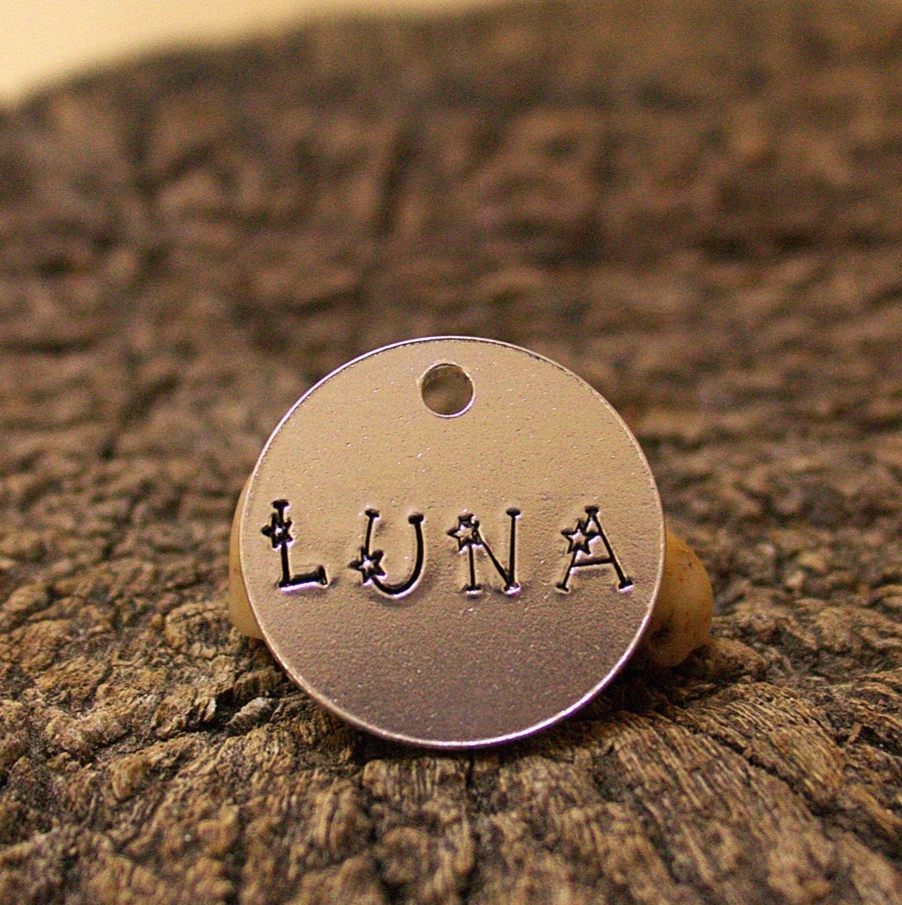 Luna Pet Name Tag