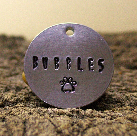 Bubbles Pet Name Tag (32mm)